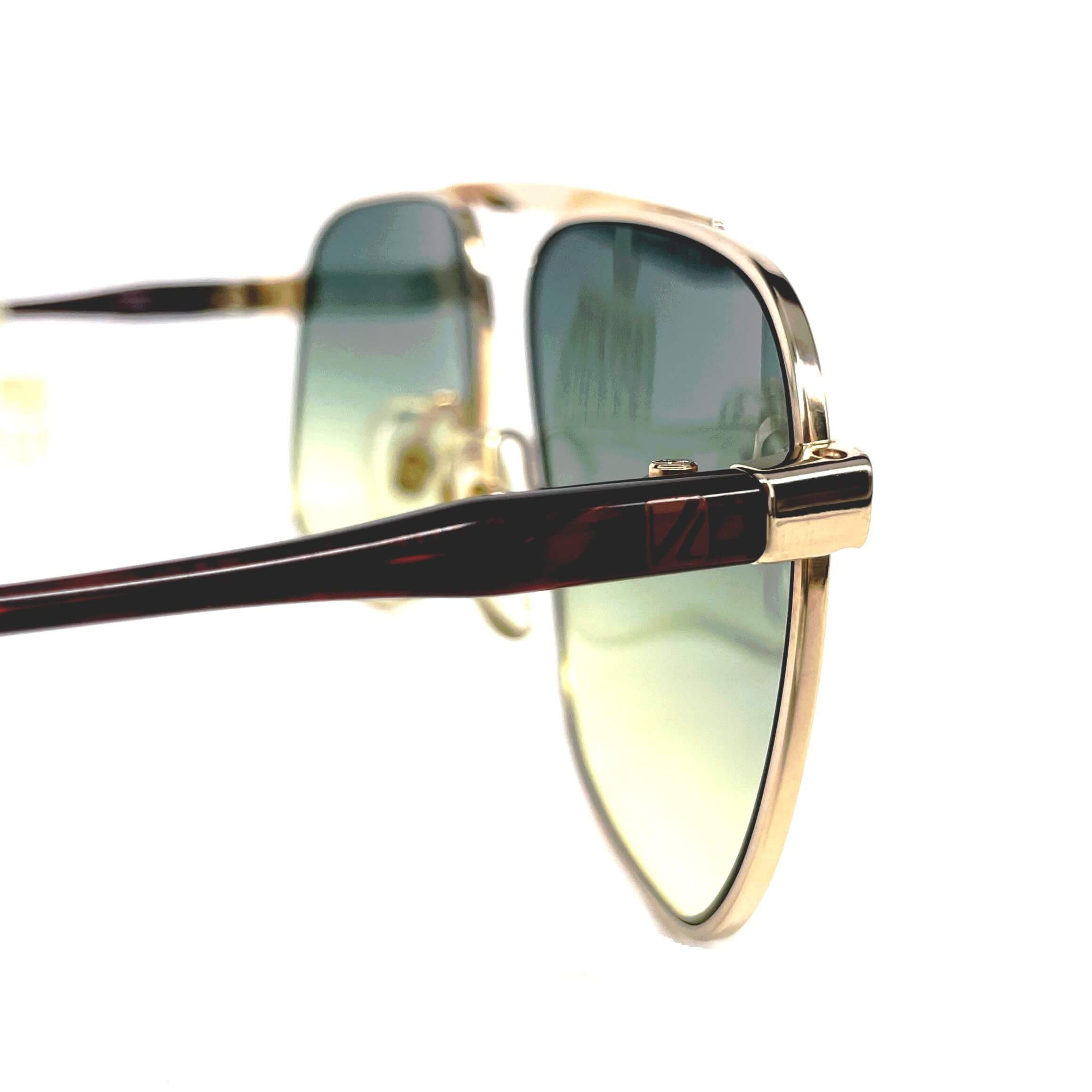 Vintage VIENNALINE 1457 Deluxe 20k gold rare aviator sunglasses