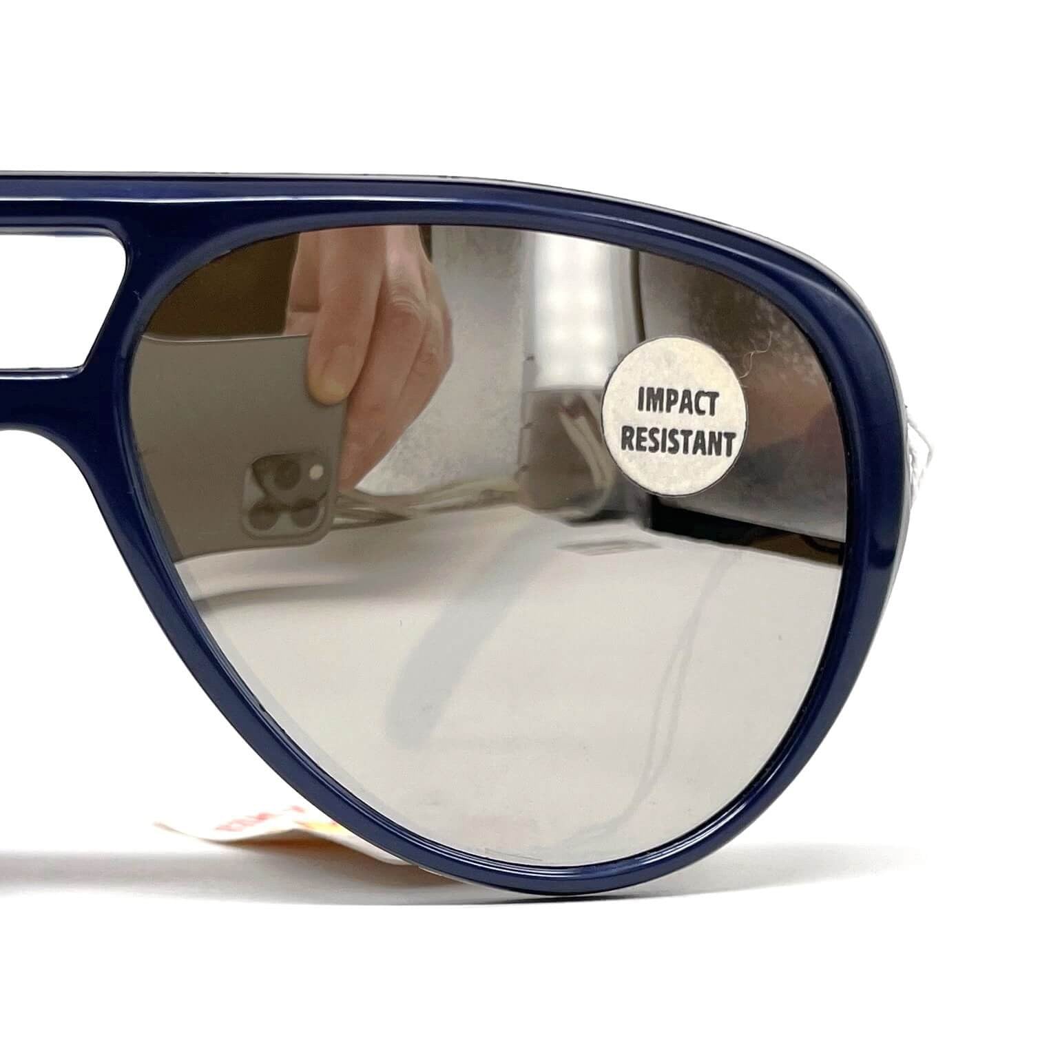 Vintage VUARNET POUILLOUX 3461 nylon blue mirrored mineral sunglasses