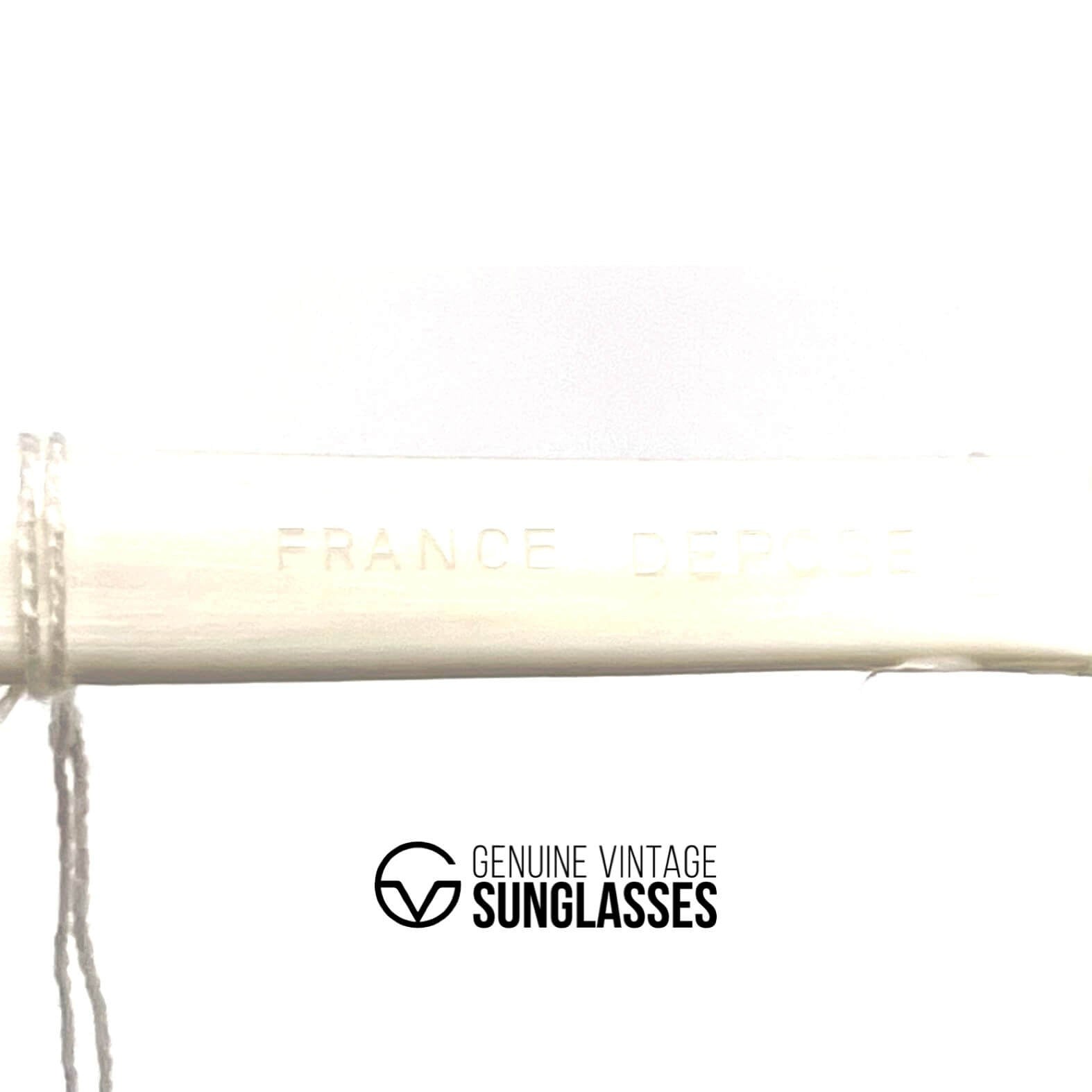 Vintage VUARNET POUILLOUX 3461 nylon white mirrored mineral sunglasses