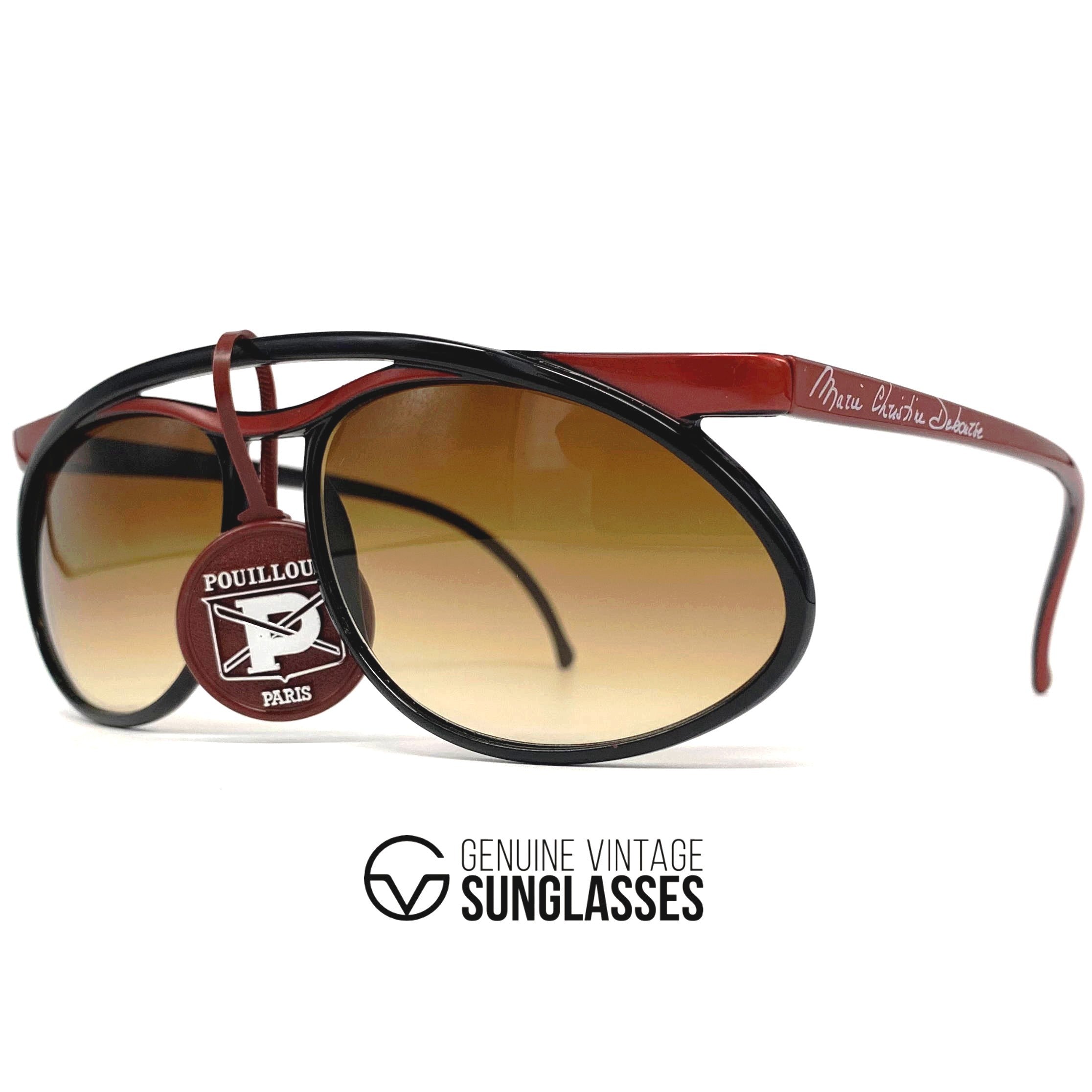 Vintage VUARNET POUILLOUX 480 Marie Christine Debourse designer sunglasses