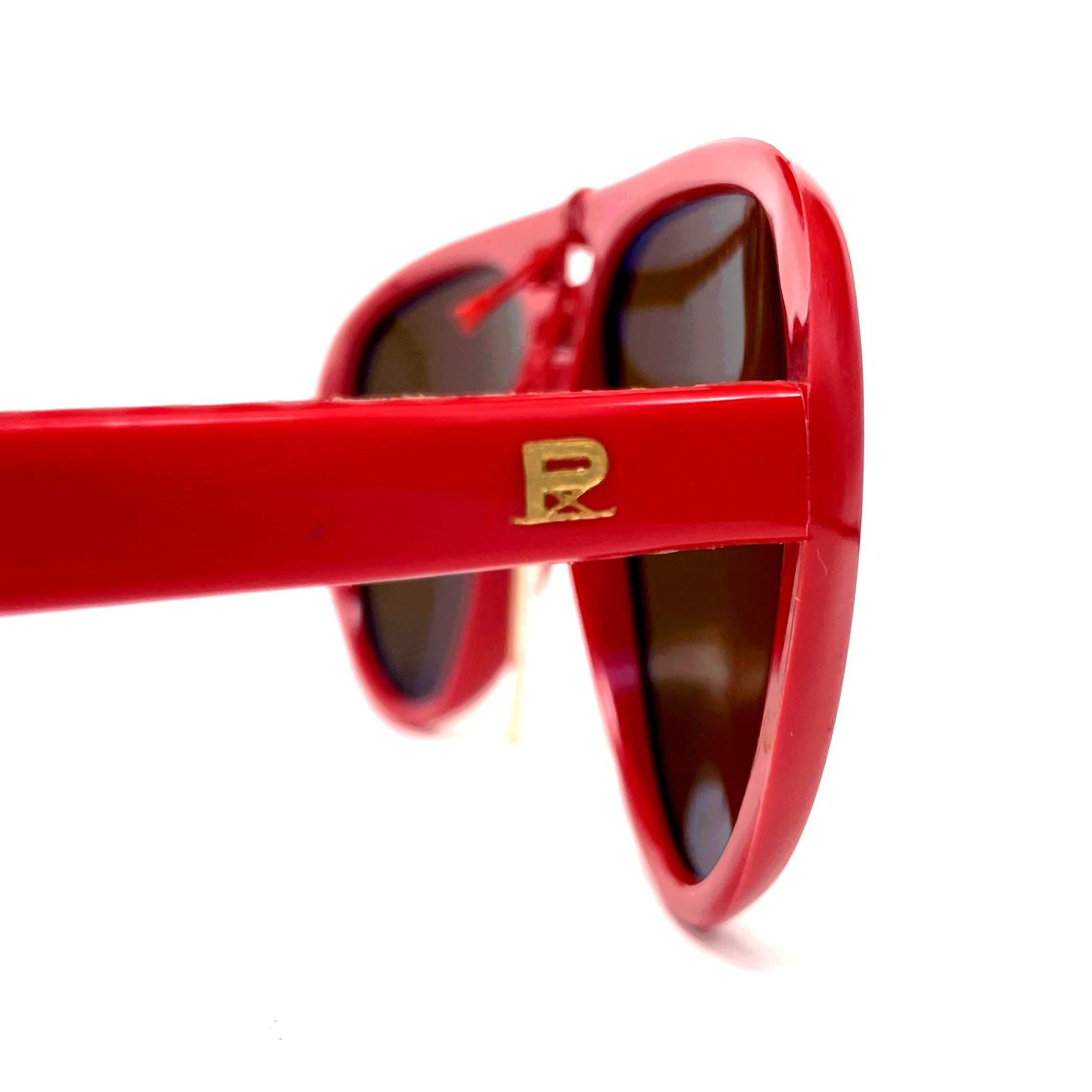 Vintage VUARNET POUILLOUX 6001 nylon red mirrored mineral sunglasses
