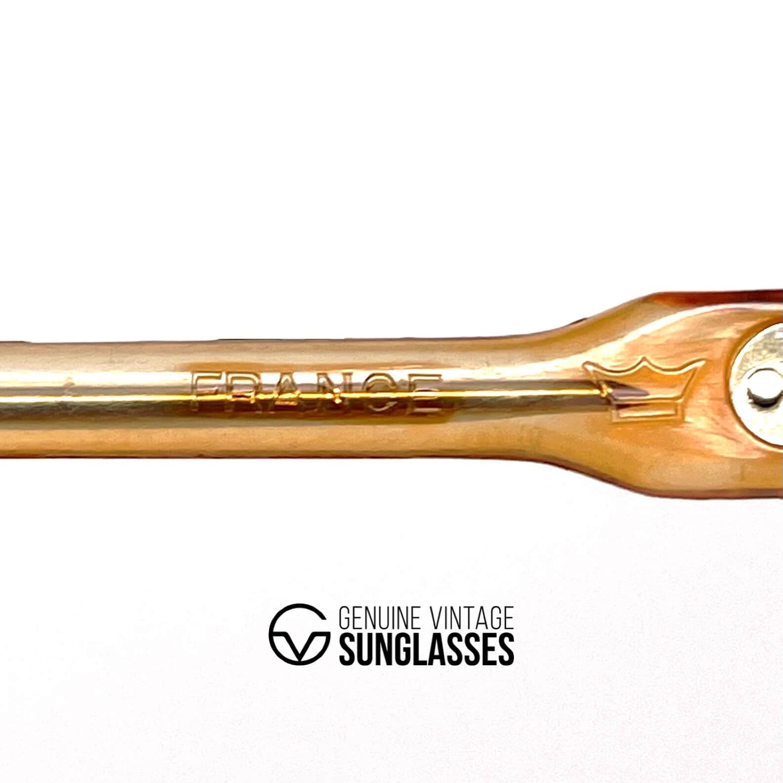 Vintage VUARNET POUILLOUX 732 dual crystal mineral sunglasses