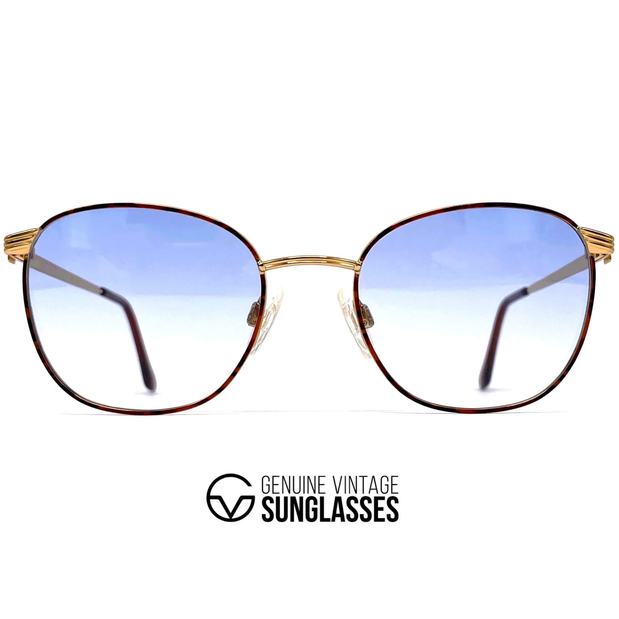 Vintage YVES SAINT LAURENT 4015 gold sunglasses