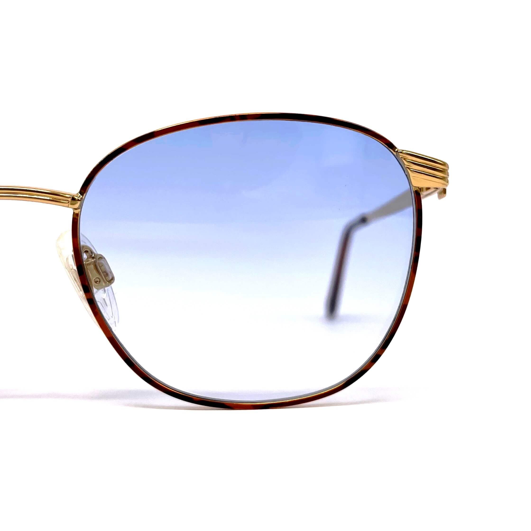 Vintage YVES SAINT LAURENT 4015 gold sunglasses