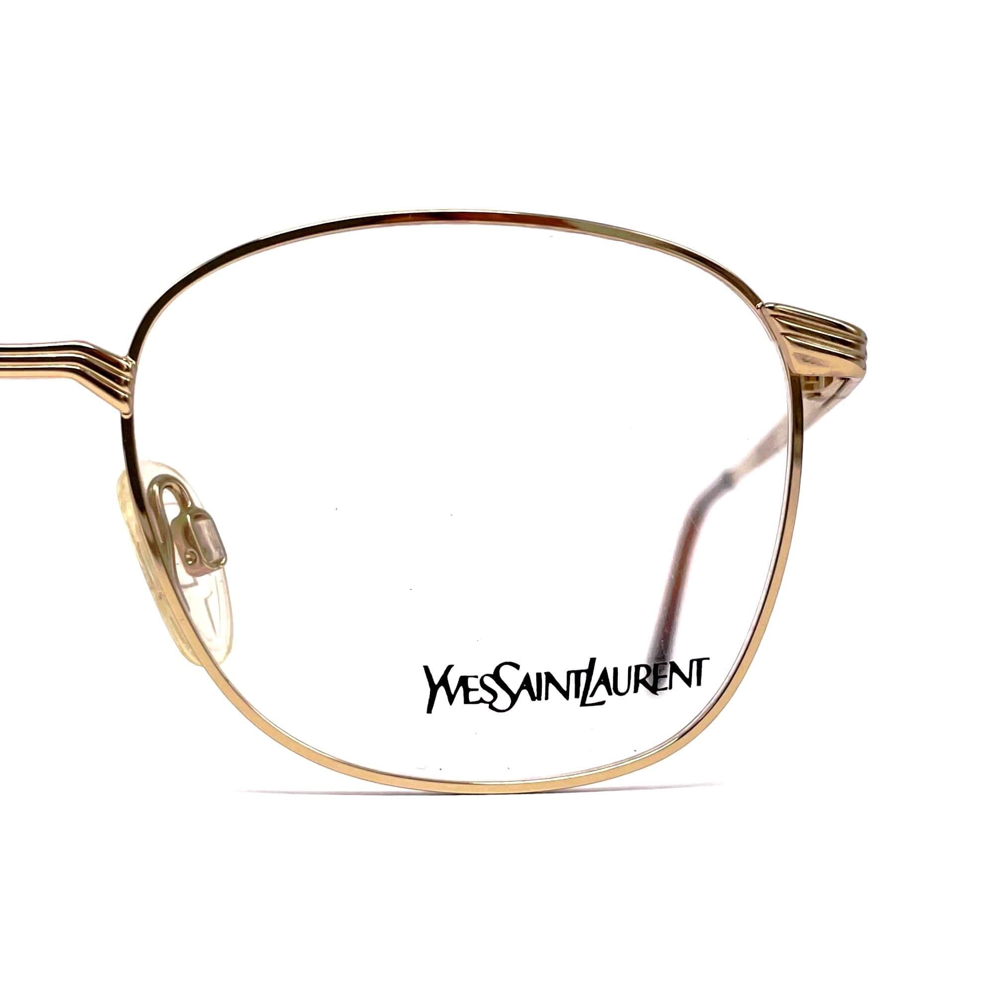 Vintage YVES SAINT LAURENT 4031 gold glasses frames