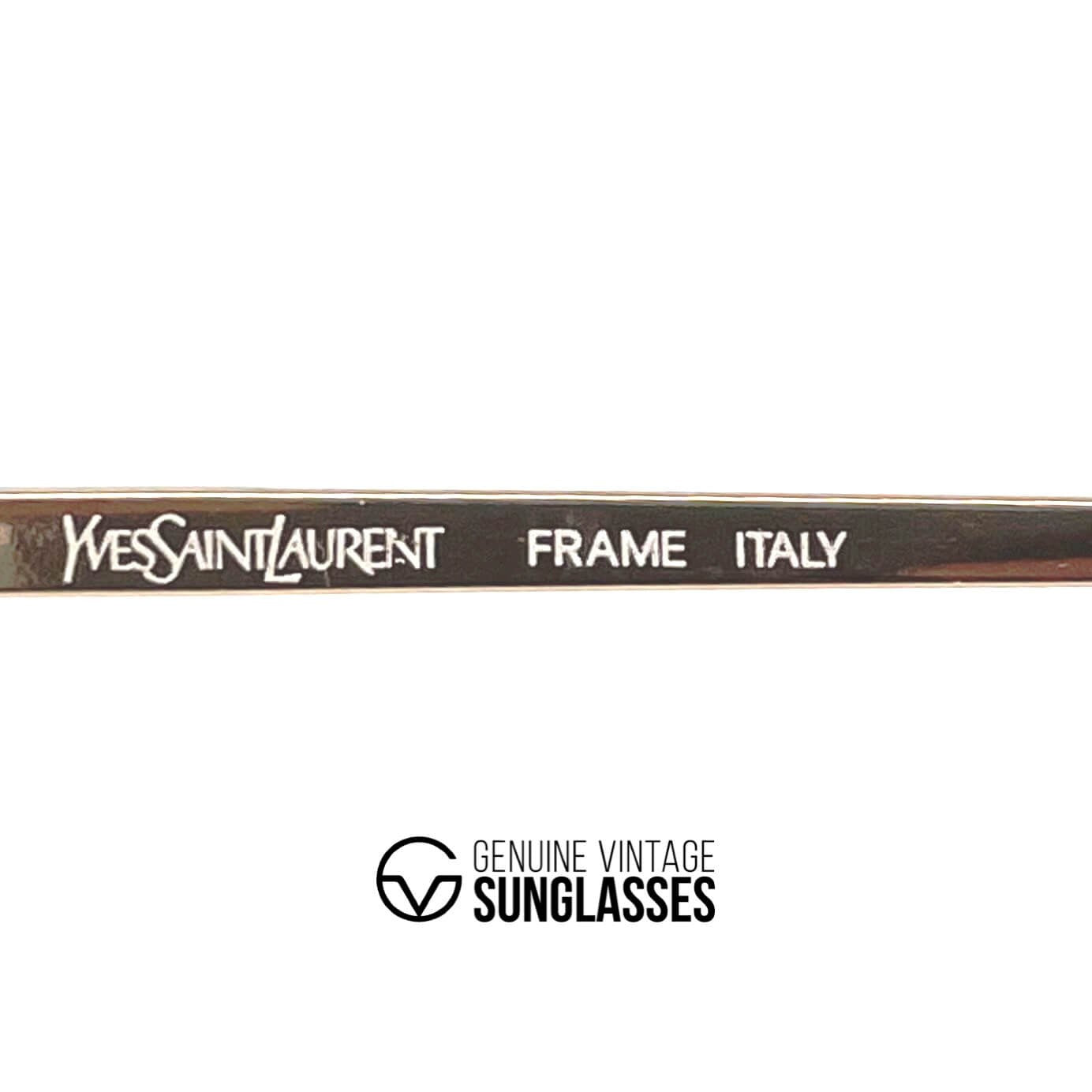 Vintage YVES SAINT LAURENT 4031 gold glasses frames