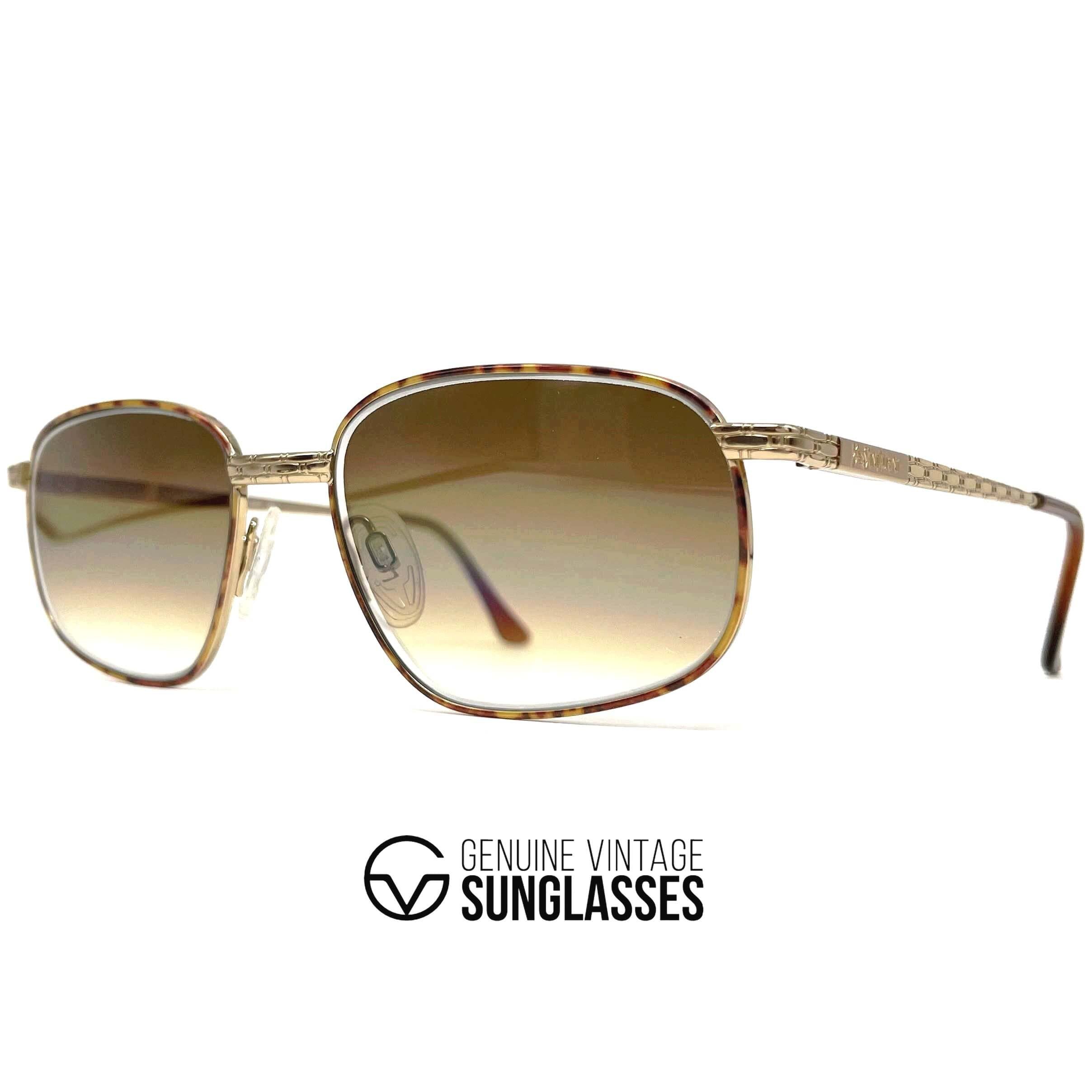 Vintage YVES SAINT LAURENT 4049 gold sunglasses
