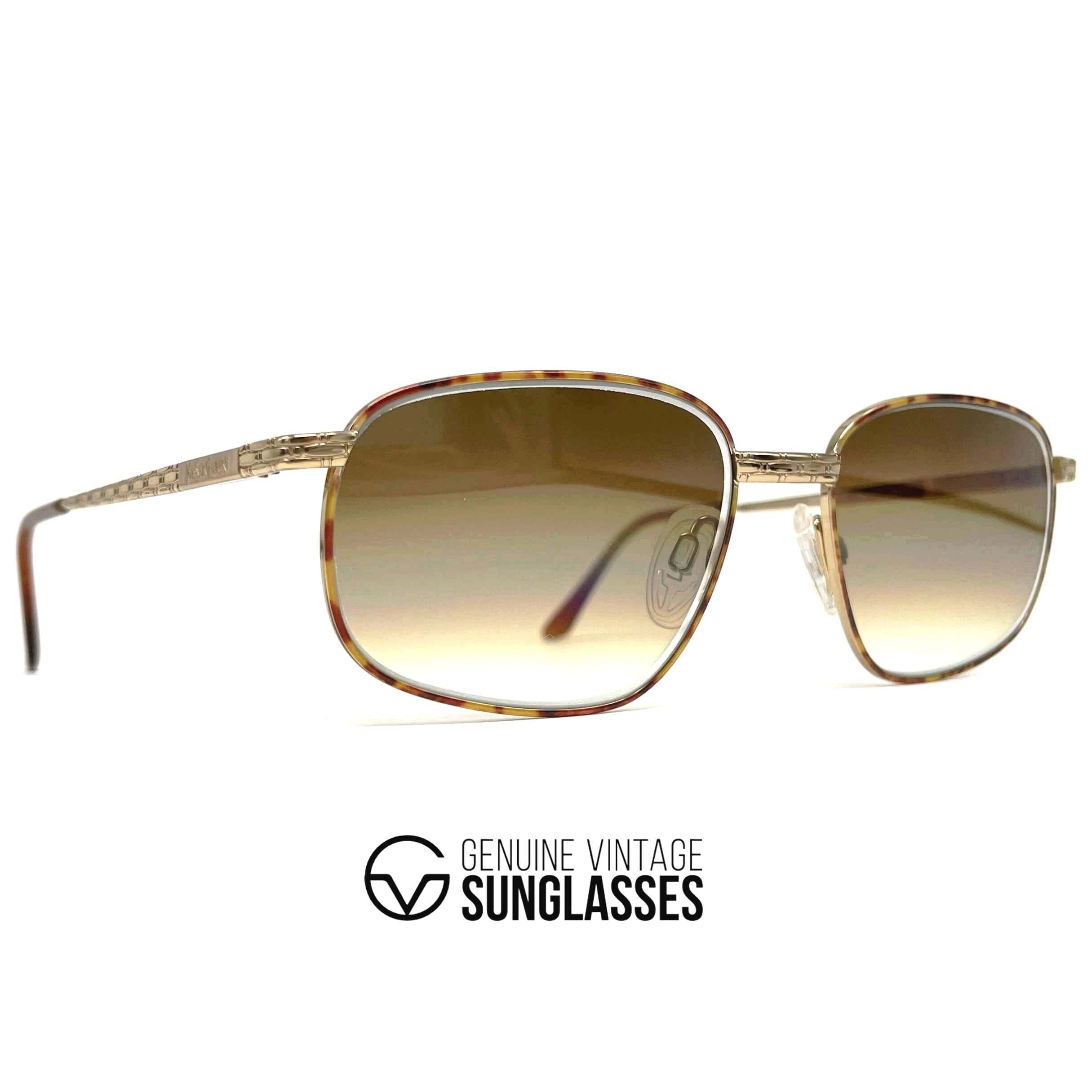 Vintage YVES SAINT LAURENT 4049 gold sunglasses