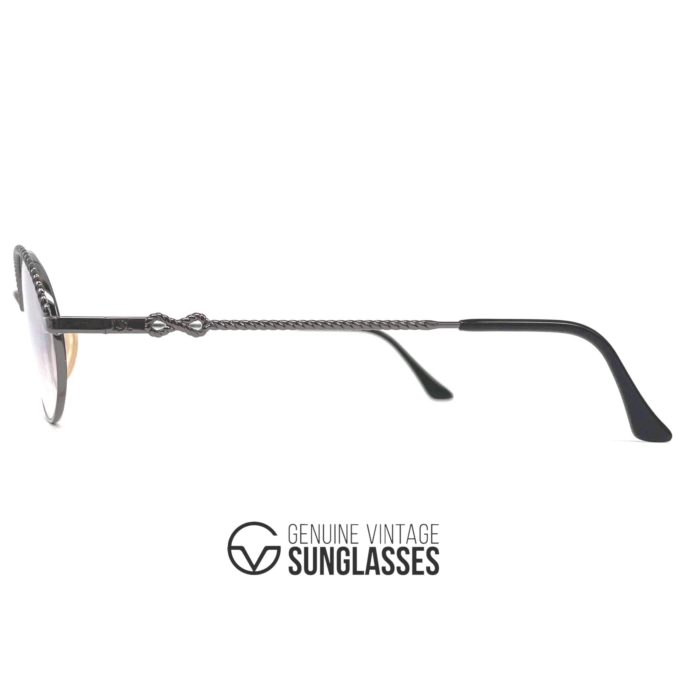 Vintage YVES SAINT LAURENT 4101 black sunglasses
