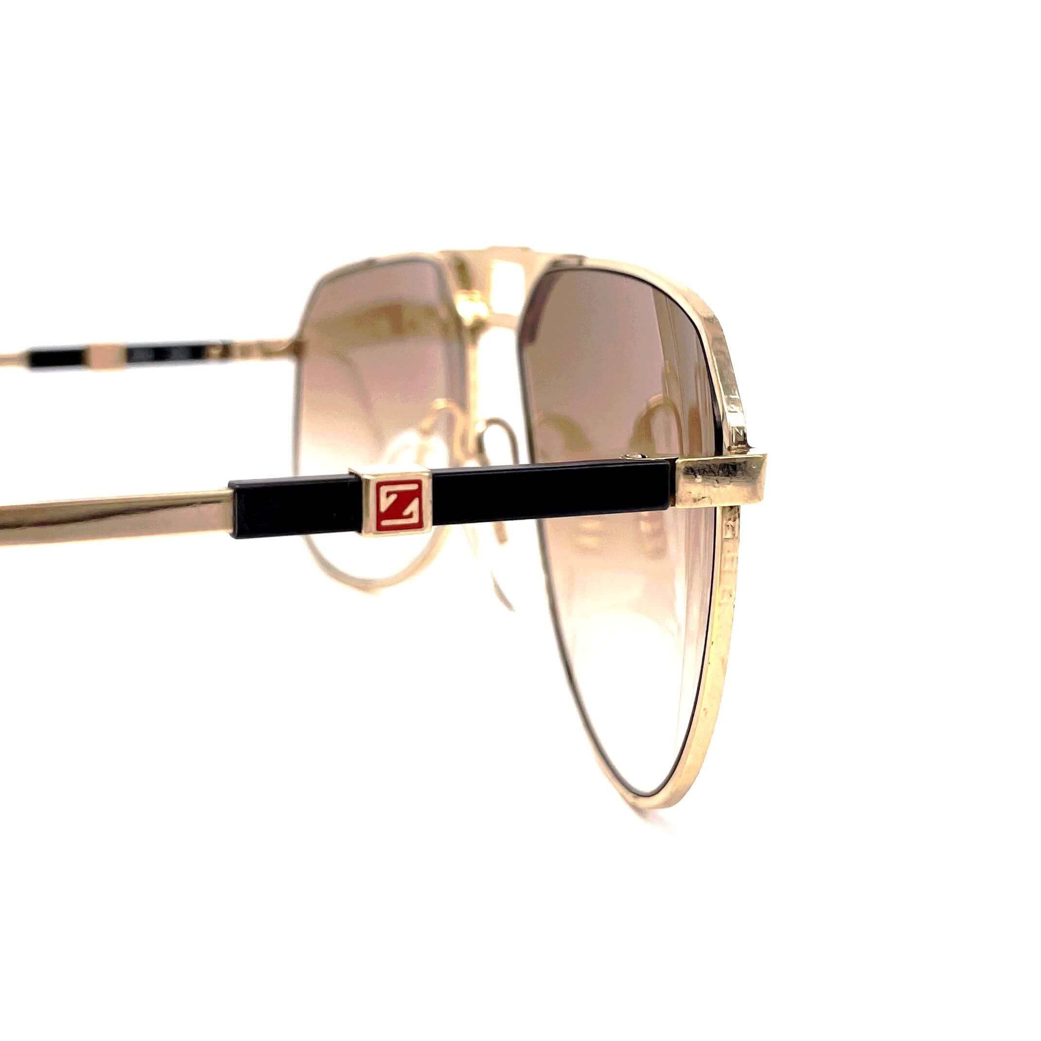 Vintage ZEISS 9982 gold aviator XXL sunglasses