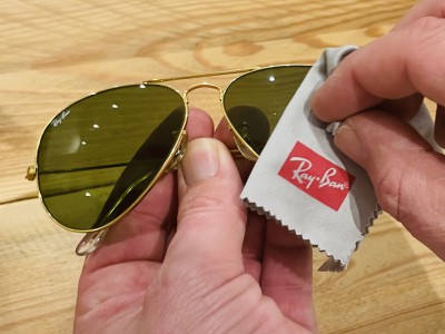 How to clean Ray Bans sunglasses?